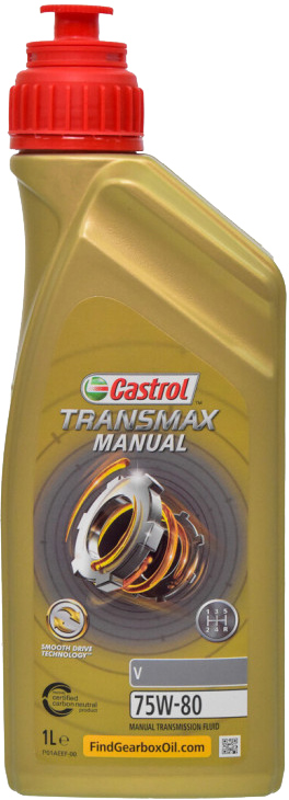 Олива трансмісійна CASTROL Transmax Manual V 75W-80 1 л (15DC46)